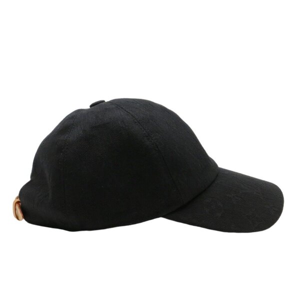 Authentic LOUIS VUITTON Newsboy Essential Cap Size:58 Hat Black Cotton #36632477 - Picture 7 of 16